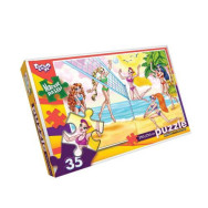 Мягкие пазлы Пляжный волейбол, 35 элементов