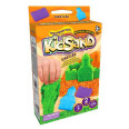 Кинетический песок KidSand: Замок с формочками, 200 г, детский