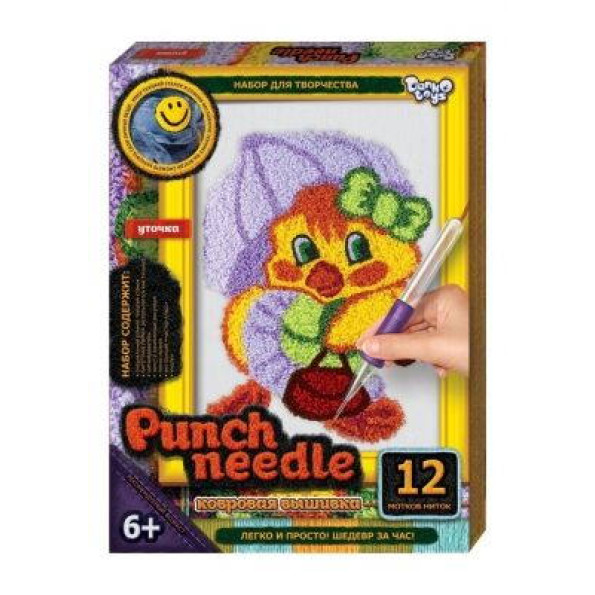 Килимова вишивка Punch needle: Каченя Килимова вишивка Punch needle: Каченя