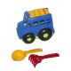 Автобус Бусик №1 + лопатка і грабельки (синій) -
                                                        Фото 1