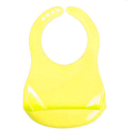 Фартук нагрудный с карманом на застежке (желтый) 