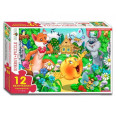 Игра - пазл Колобок 12 элементов