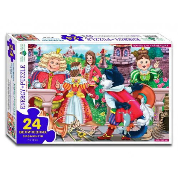 Игра - пазл Кот в сапогах 24 элемента