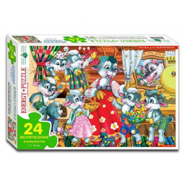 Игра - пазл Семеро козлят 24 элемента