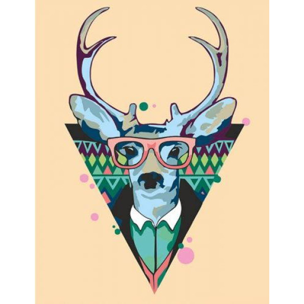 Картина по номерам Cool deer