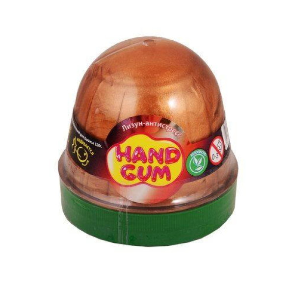 Лизун-антистрес Hand gum 120 г бронзовий Лизун-антистрес Hand gum 120 г бронзовий