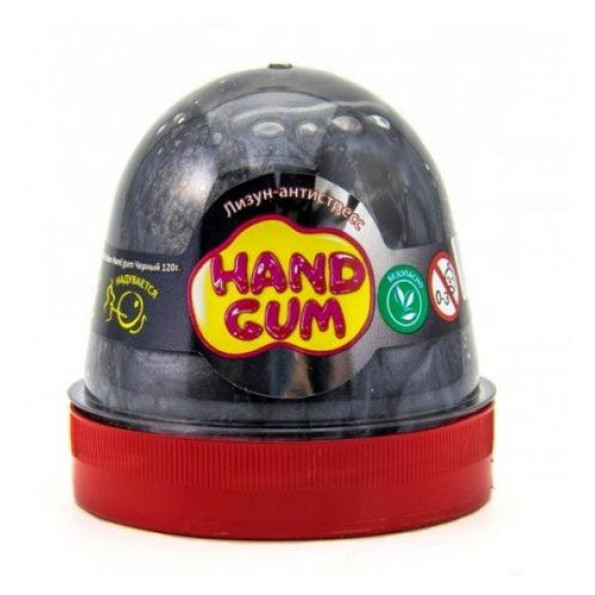 Лизун-антистрес Hand gum 120 г чорний Лизун-антистрес Hand gum 120 г чорний