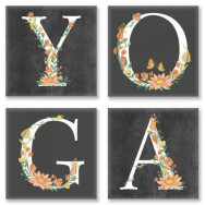 Картина по номерам YOGA, лофт