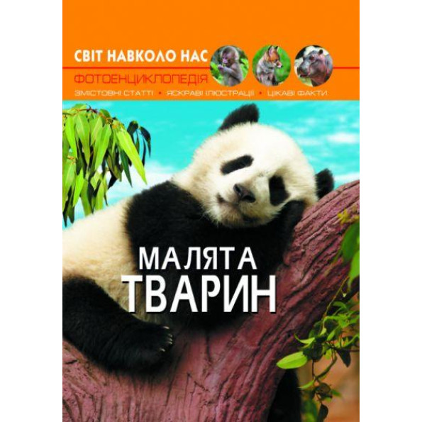 Книга: Мир вокруг нас. Детеныши животных, укр Книга: Мир вокруг нас. Детеныши животных, укр