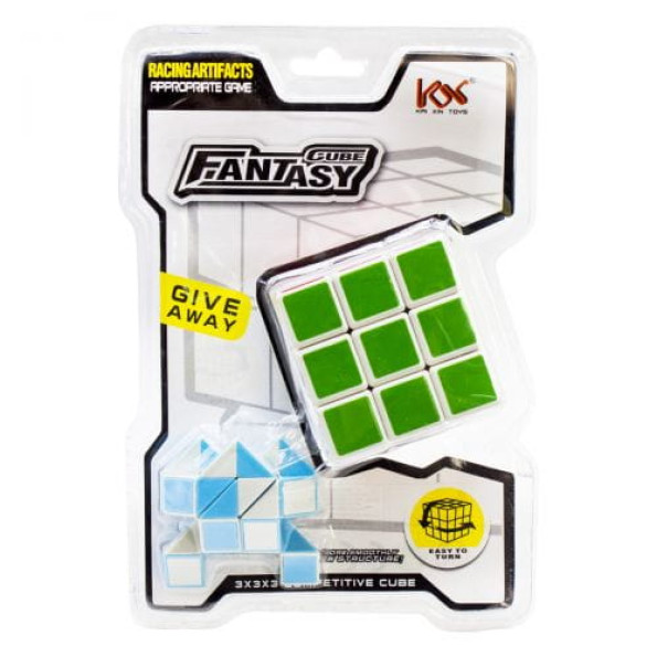 Кубик Рубика "Cube Fantasy" 3 х 3 и головоломка Кубик Рубика "Cube Fantasy" 3 х 3 и головоломка