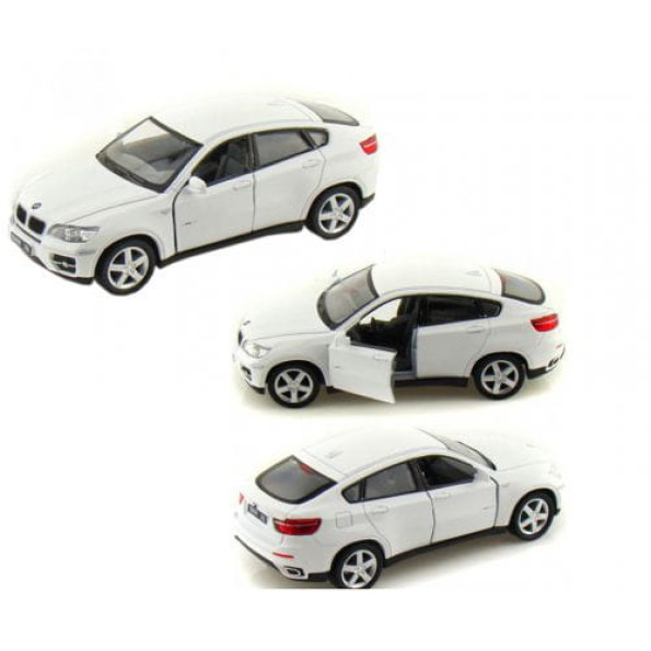 Машинка KINSMART "BMW X6" (біла) Машинка KINSMART "BMW X6" (біла)