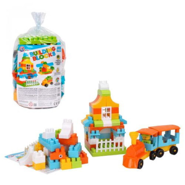 Конструктор пластиковый "Building Blocks", 90 дет Конструктор пластиковый "Building Blocks", 90 дет