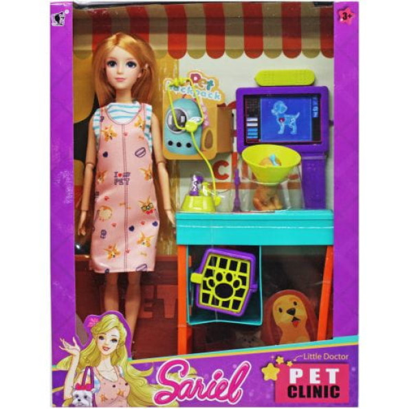 Набір ляльковий "Ветеринарна клініка Sariel"