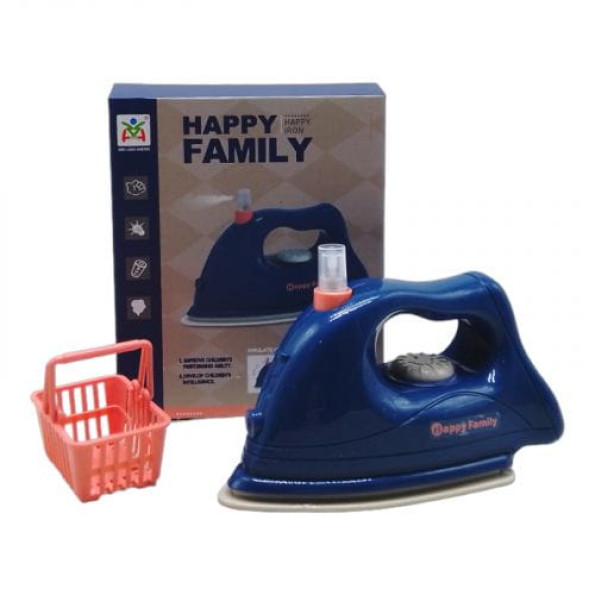 Утюг игрушечный c вибрацией "Happy family" Утюг игрушечный c вибрацией "Happy family"