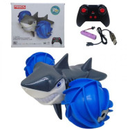 Трюкач-перевертыш на радиоуправлении "Акула" (серая) Трюкач-перевертыш на радиоуправлении "Акула" (серая)