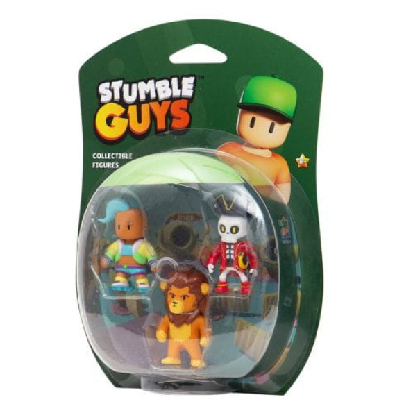 Набір фігурок "STUMBLE GUYS - ВЕЛОЦИТ, ЛЕОНІДАС, КАПІТАН НОХАРТ" Набір фігурок "STUMBLE GUYS - ВЕЛОЦИТ, ЛЕОНІДАС, КАПІТАН НОХАРТ"