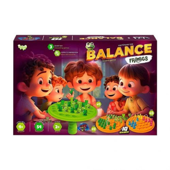 Развивающая настольная игра "Balance Frog", большая Развивающая настольная игра "Balance Frog", большая