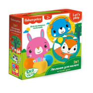 Набір для творчості з екотістом Fisher Price "Лісові друзі"  (укр)