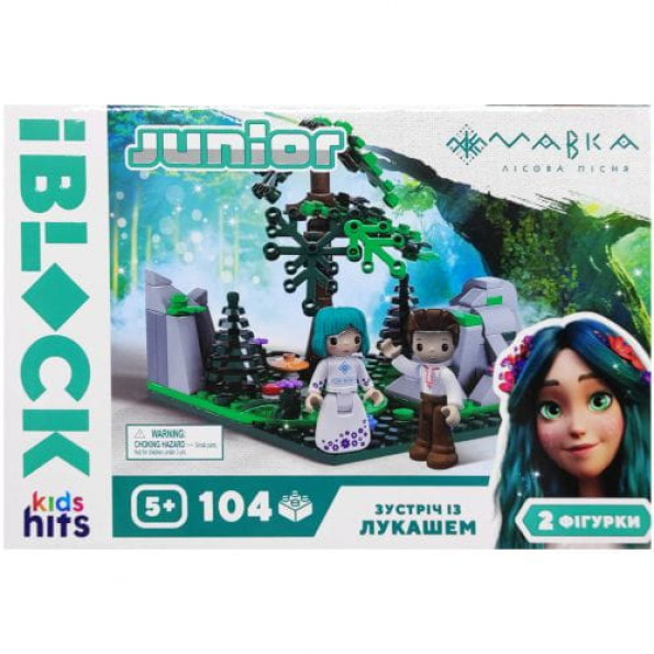 Конструктор "Iblock Junior" "Мавка. Лісова пісня: Зустріч з Лукашем", 104 деталі