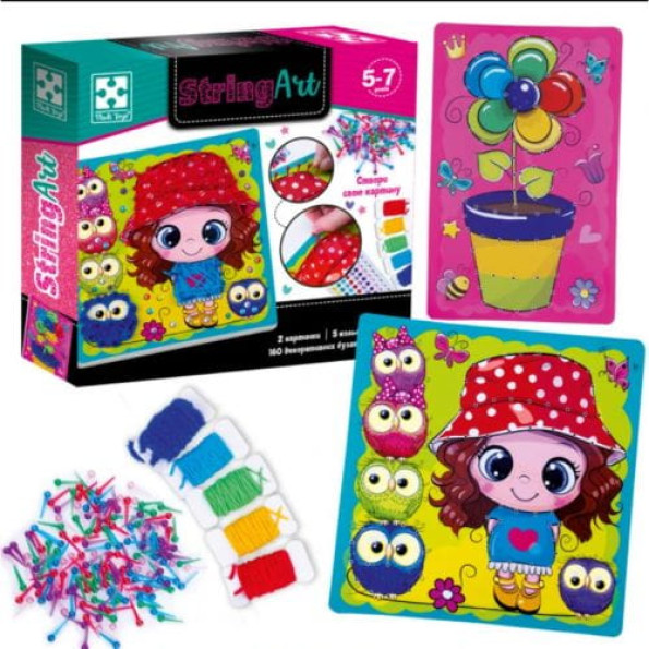 Набір для творчості Vladi Toys cтрінг арт. Сонячна прогулянка.-20 (укр) Набір для творчості Vladi Toys cтрінг арт. Сонячна прогулянка.-20 (укр)
