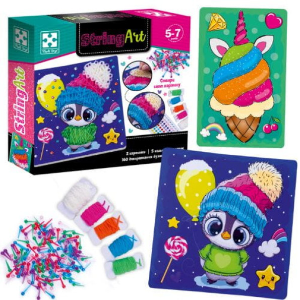 Набор для творчества Vladi Toys ctring арт. Лакомка (укр) Набор для творчества Vladi Toys ctring арт. Лакомка (укр)