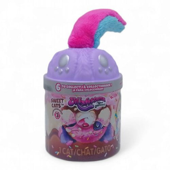 Игрушка-сюрприз "Котик в банке", малиновый+голубой Игрушка-сюрприз "Котик в банке", малиновый+голубой
