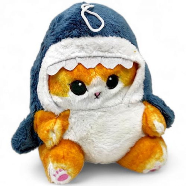Игрушка мягкая «Котик Акула Аниме/ Anime Cat Mofusand Plush Toy», 22 см Игрушка мягкая «Котик Акула Аниме/ Anime Cat Mofusand Plush Toy», 22 см