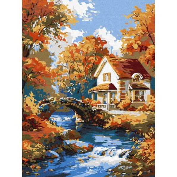 Картина за номерами "Затишок у природі" 30х40см Картина за номерами "Затишок у природі" 30х40см