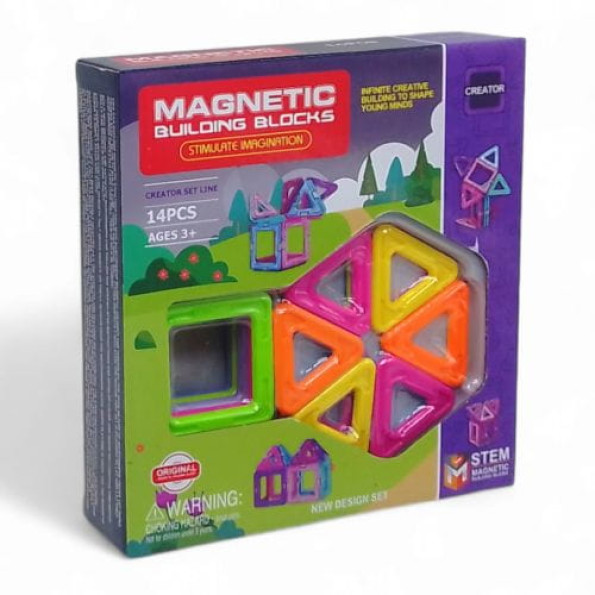 Конструктор магнитный MAGNETIC 14 дет.кор. Конструктор магнитный MAGNETIC 14 дет.кор.