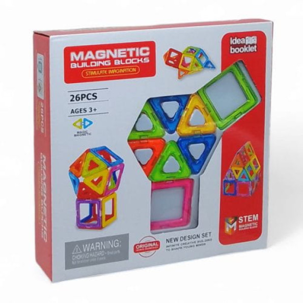 Конструктор магнітний MAGNETIC 26 дет.кор Конструктор магнітний MAGNETIC 26 дет.кор