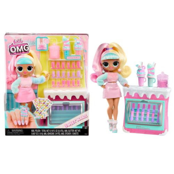 Игровой набор с куклой L.O.L. SURPRISE! серії "O.M.G." – ЦУКЕРОЧКА (з аксес.)