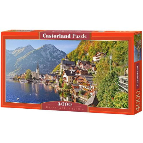 Пазли "Місто на березі моря (на гірському схилі), Hallstatt, Austria", 4000 ел -
                                                        Фото 1