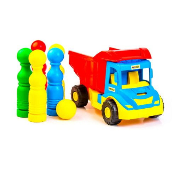 Вантажівка з кеглями "Multi truck" -
                                                        Фото 1