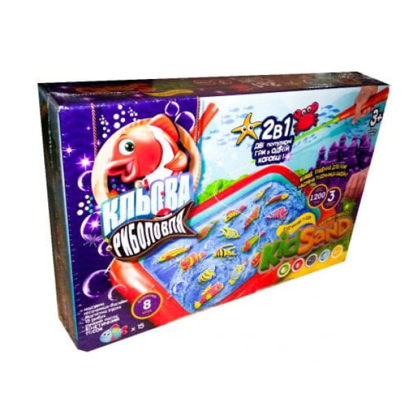 Гра велика 2 в 1 "Кльова рибалка + KidSand" (укр) -
                                                        Фото 1