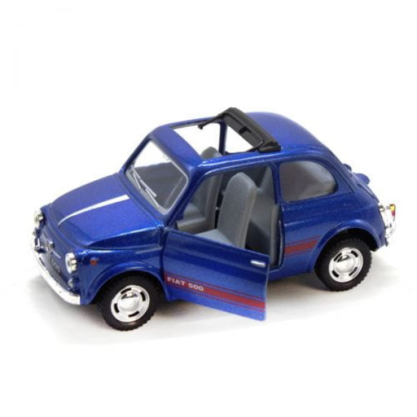 Машинка KINSMART Fiat 500 (синий) -
                                                        Фото 1