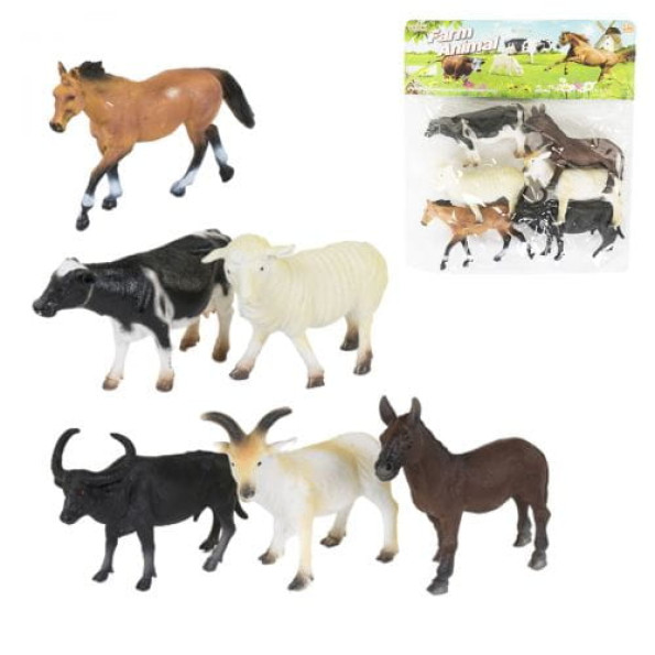 Набор домашних животных "Farm Animal", 6 штук -
                                                        Фото 1