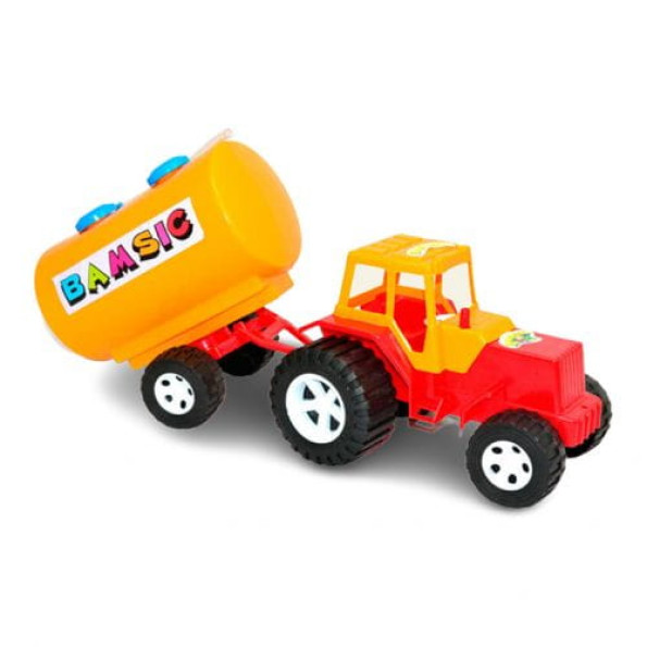 Трактор з цистерною (жовтий) -
                                                        Фото 1