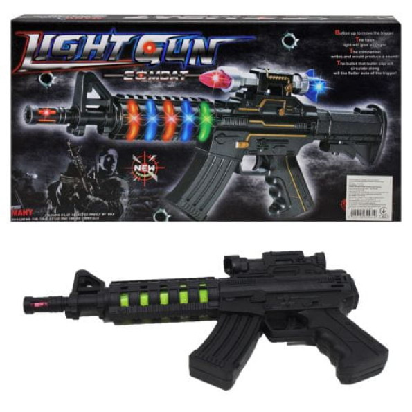 Автомат зі звуком та світлом "Light Gun" -
                                                        Фото 1