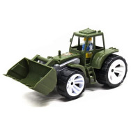 Игрушка детская «Трактор BAMS 1 ковш» военный BAMSIC, Бамсик