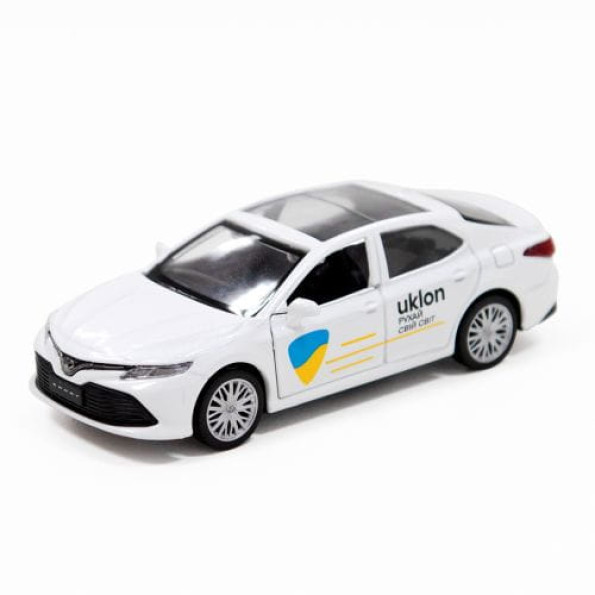 Машинка металева "Toyota Camry Uklon" (білий) -
                                                        Фото 1