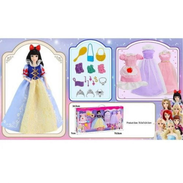 Ляльковий набір з гардеробом "Princess: Білосніжка" -
                                                        Фото 1