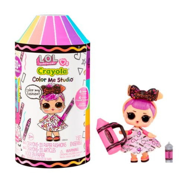 Игровой набор с куклой L.O.L. SURPRISE! "Crayola" – ЦВЕТНАШКИ" -
                                                        Фото 1
