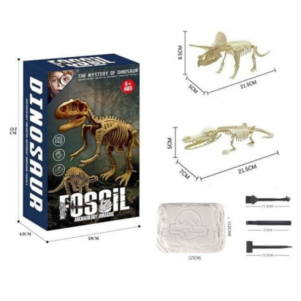 Набор для проведения раскопок "Fossil. Archaeology Jurassic" (2 скелета) -
                                                        Фото 1