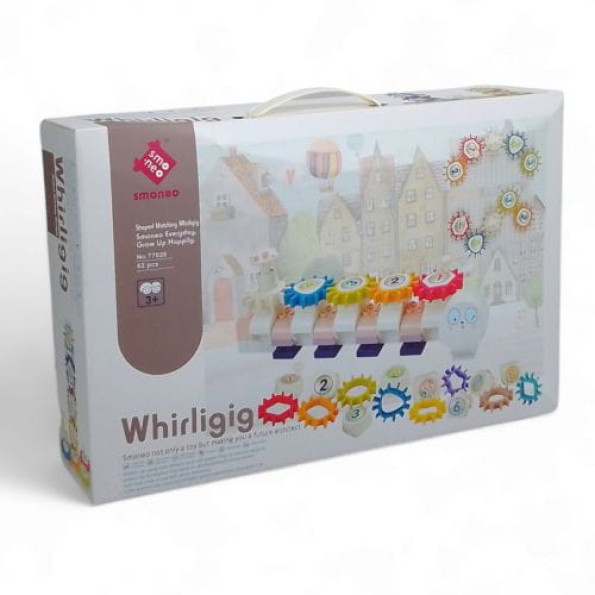 Конструктор пластиковый с шестернями "Whirligig", 62 детали -
                                                        Фото 1