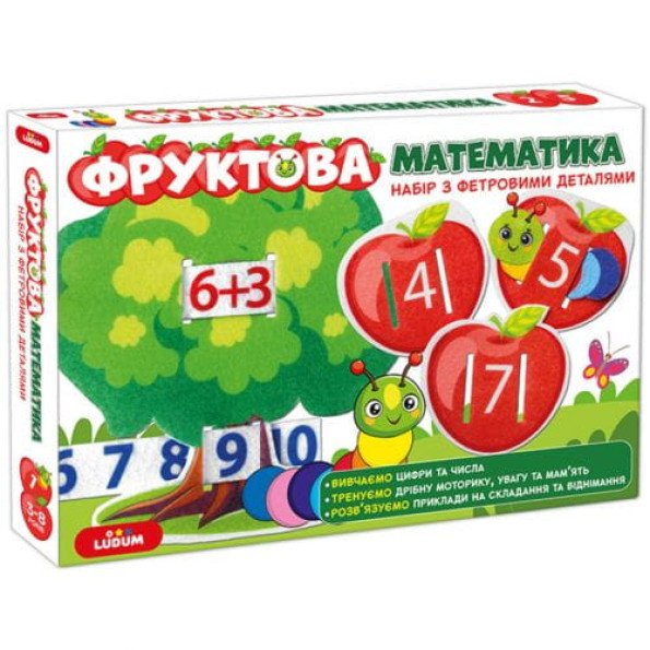 Розвиваюча гра 2в1 Фруктова математика ME5032-15 -
                                                        Фото 1