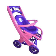 Візочок для ляльок с шезлонгом, бузок