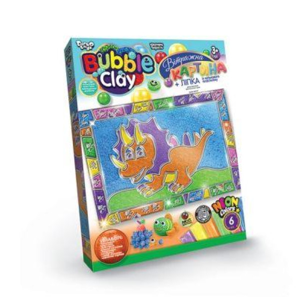 Витражная картина Bubble Clay 