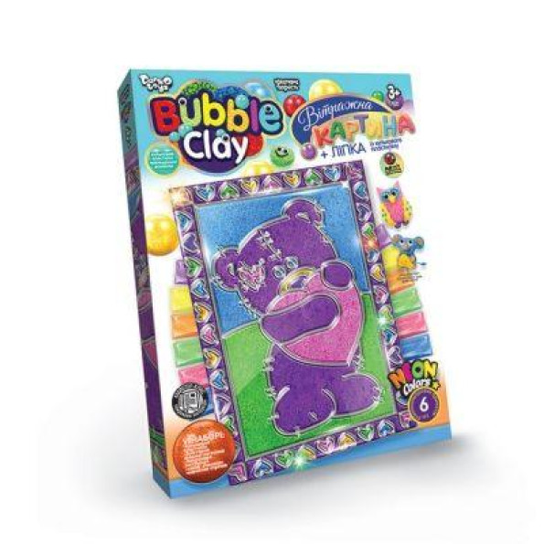 Витражная картина Bubble Clay 
