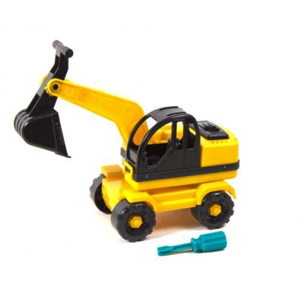 Конструктор с отверткой "Экскаватор"	