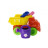 Машинка с песочным набором оранжево-желтая